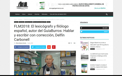 Delfín Carbonell en el portal online Casa de Letras