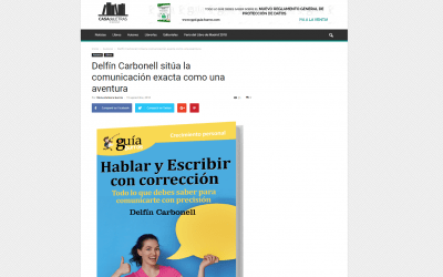 Casa de letras publica un artículo sobre  el GuíaBurros: Hablar y escribir con corrección, de Delfín Carbonell